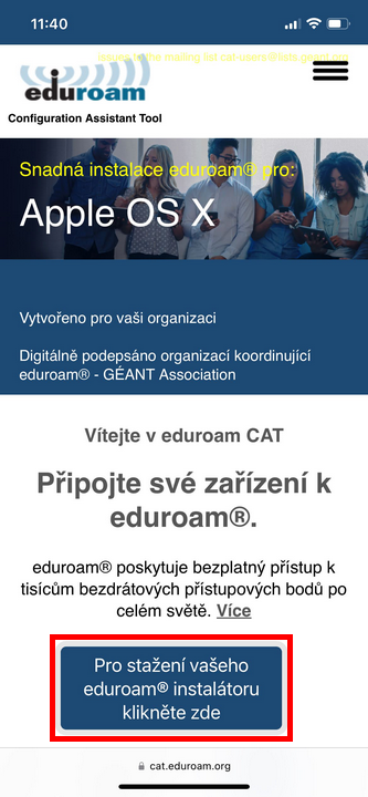 Připojení k Wi-Fi síti eduroam - 02