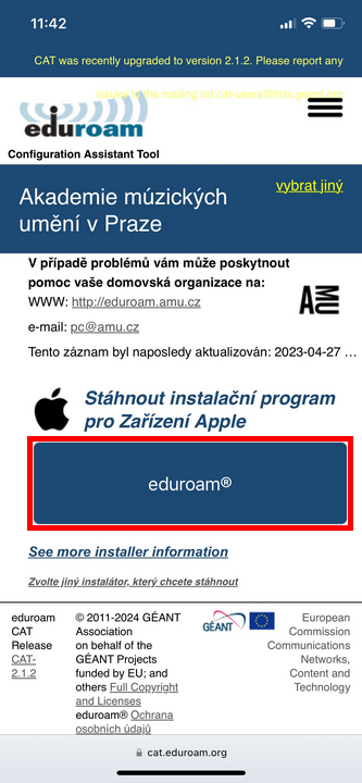 Připojení k Wi-Fi síti eduroam - 04