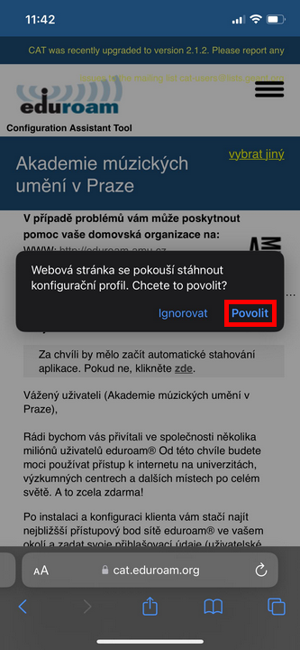 Připojení k Wi-Fi síti eduroam - 05