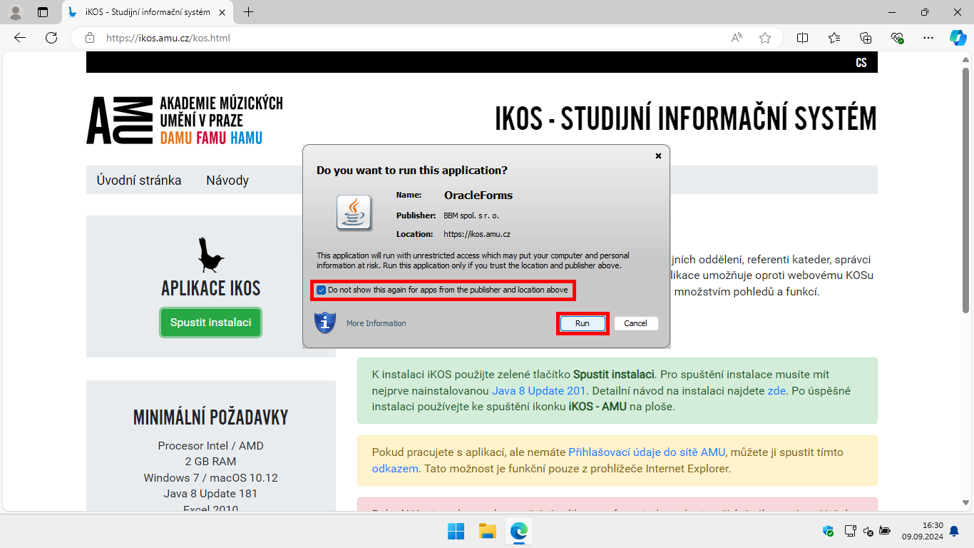 Installing and running iKOS for the first time - 11