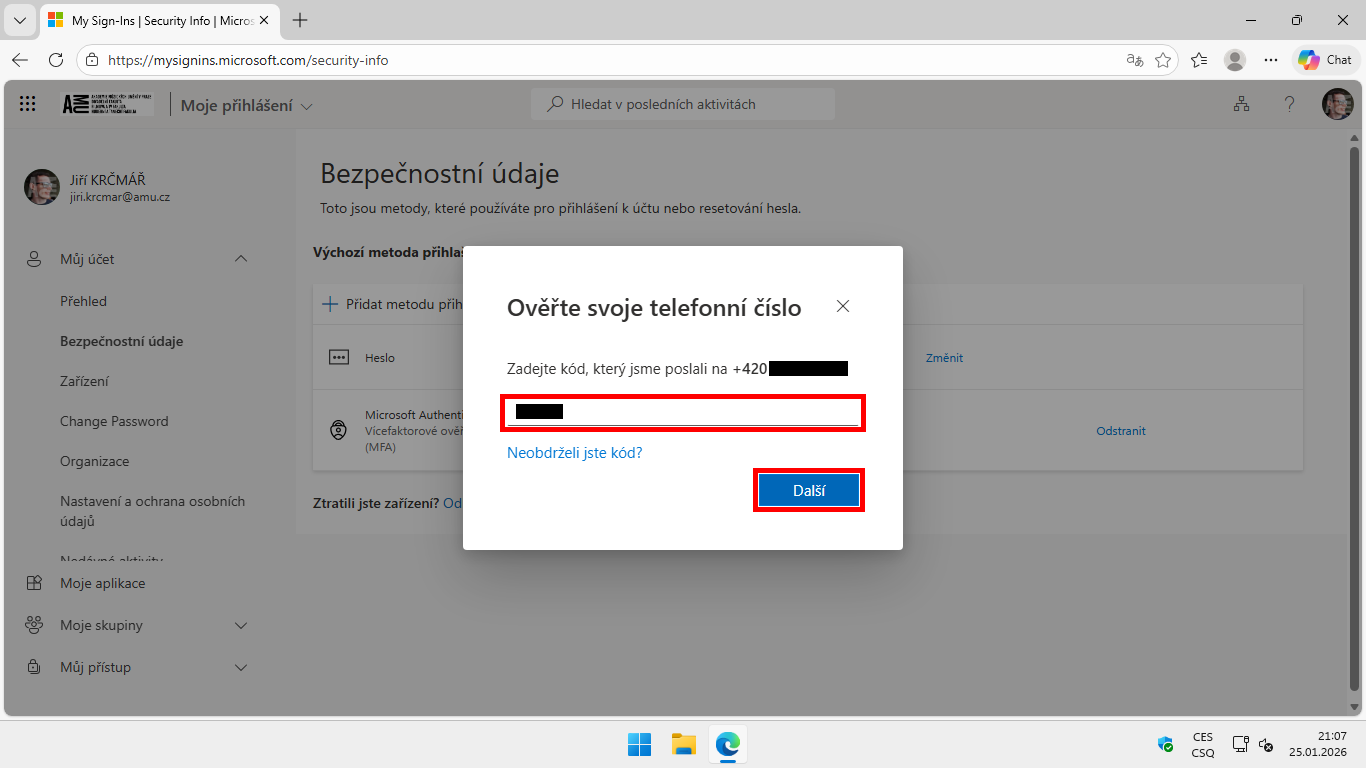 Adding a second multi-factor authentication method - 08