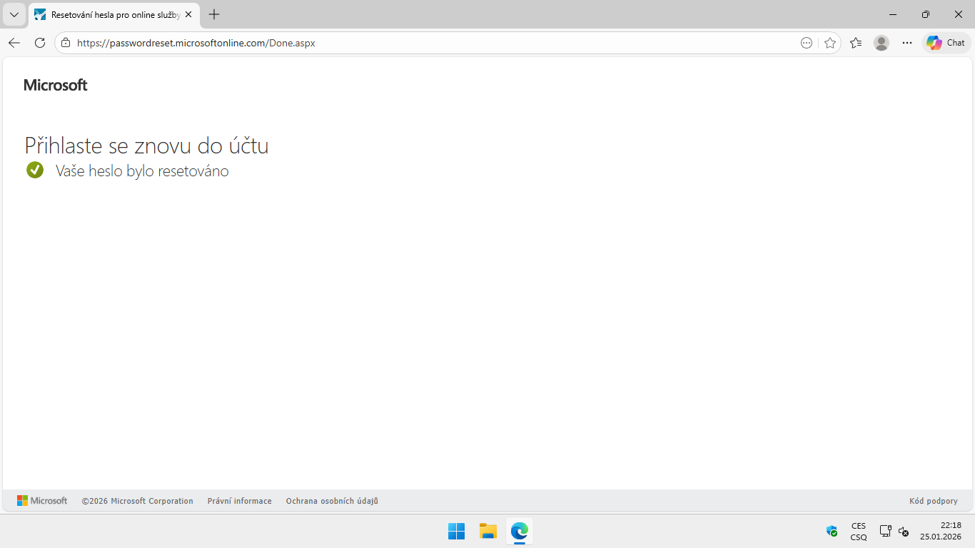 Reset of a forgotten AMU network password - 07
